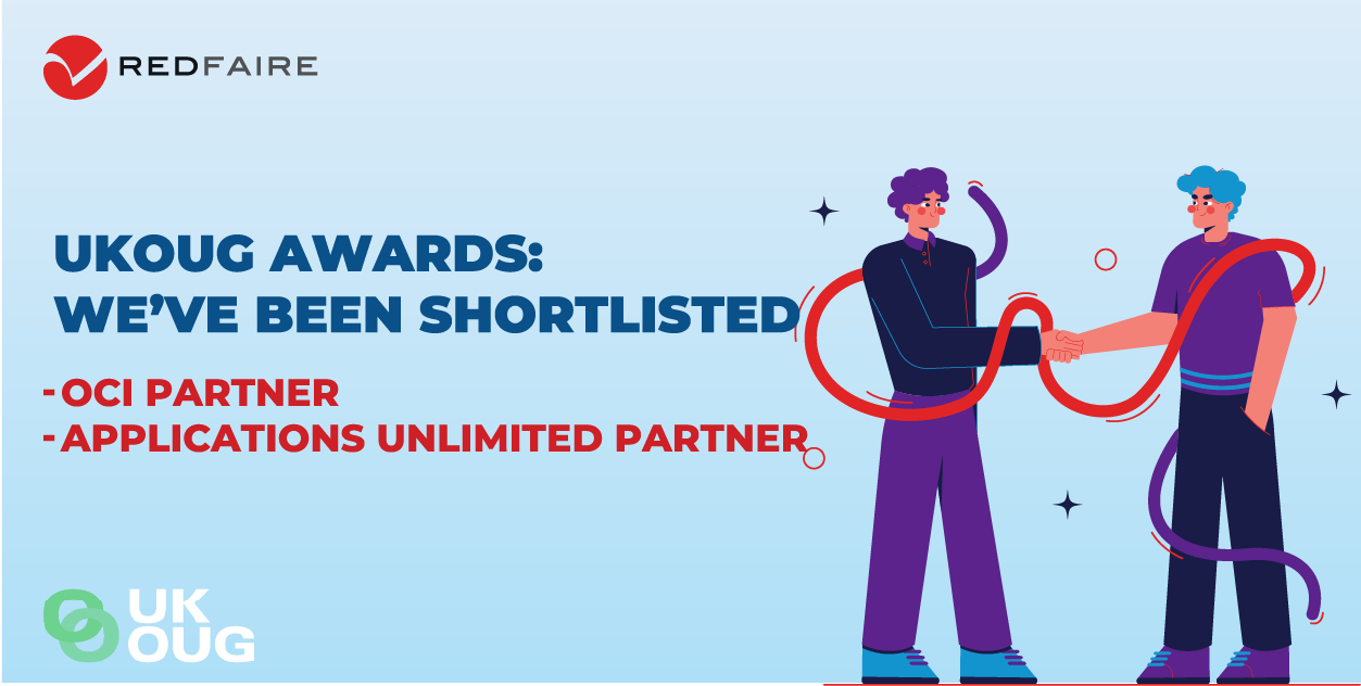 Redfaire Shortlisted for Prestigious Oracle UK User Group Awards